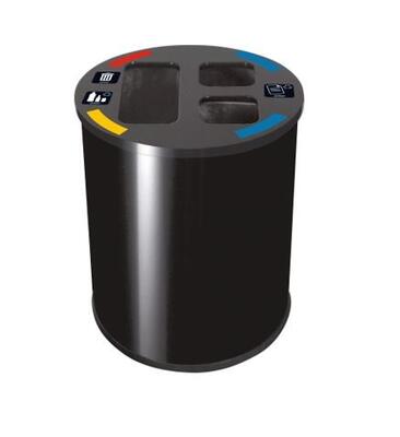 Balde Ecoponto Preto 40L